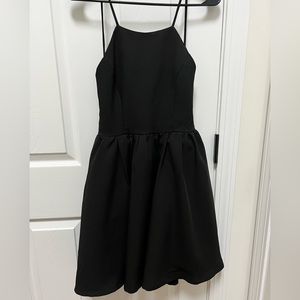 Little Low Back Black Dress
